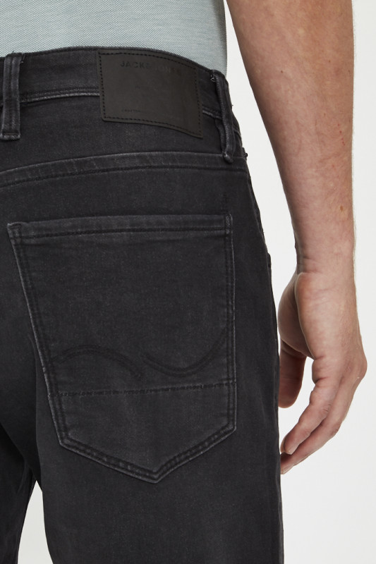 Short à revers Black Denim homme