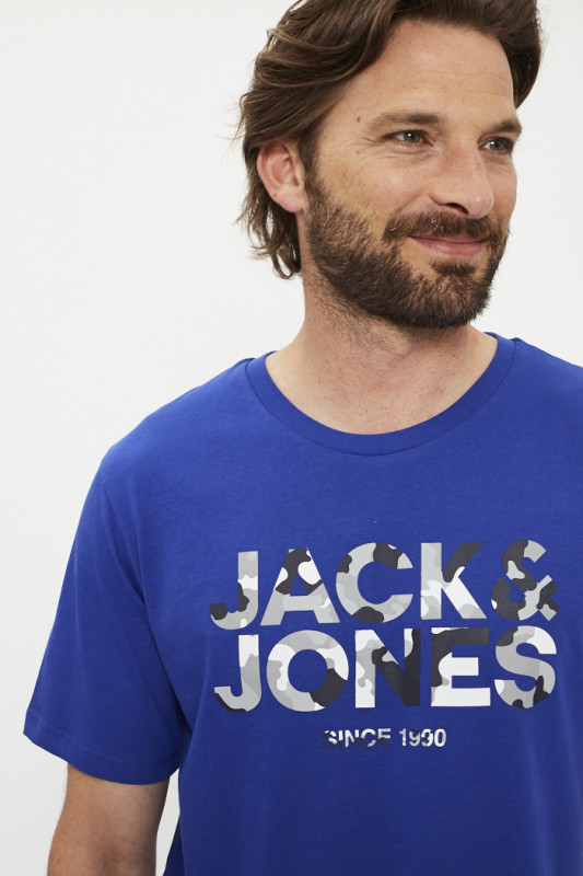 T-shirt manches courtes bleu jack & jones