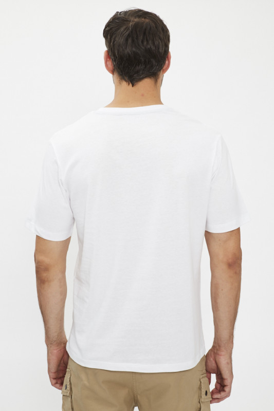 T-shirt blanc 100% coton