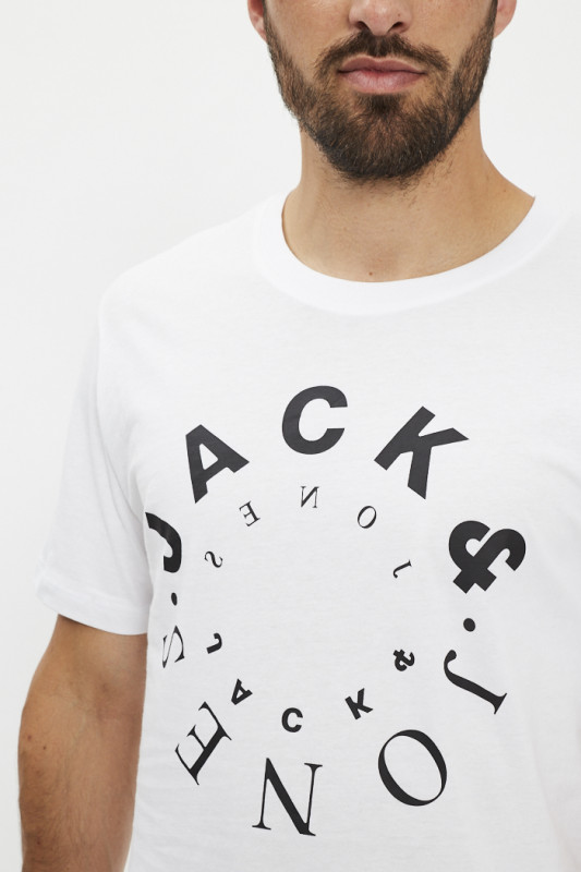 T-shirt coupe standard floqué