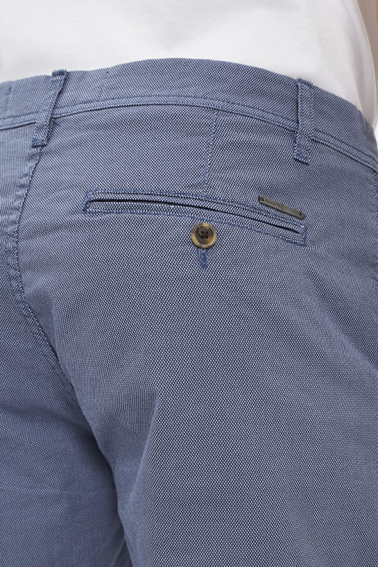 Bermuda chino zippé pour homme