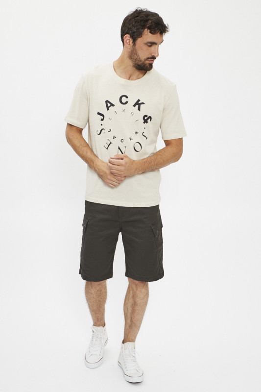 Short Roxic gris asphalte g-star en coton et élasthanne