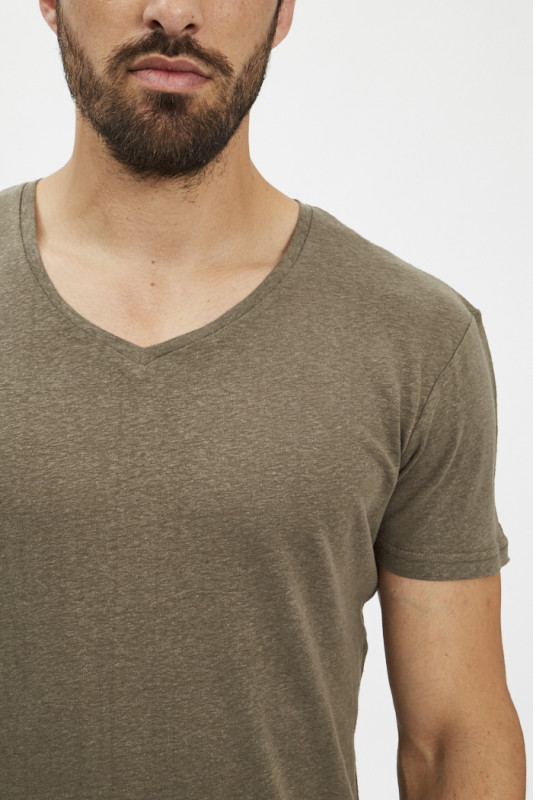 T-shirt kaki Paname Brothers