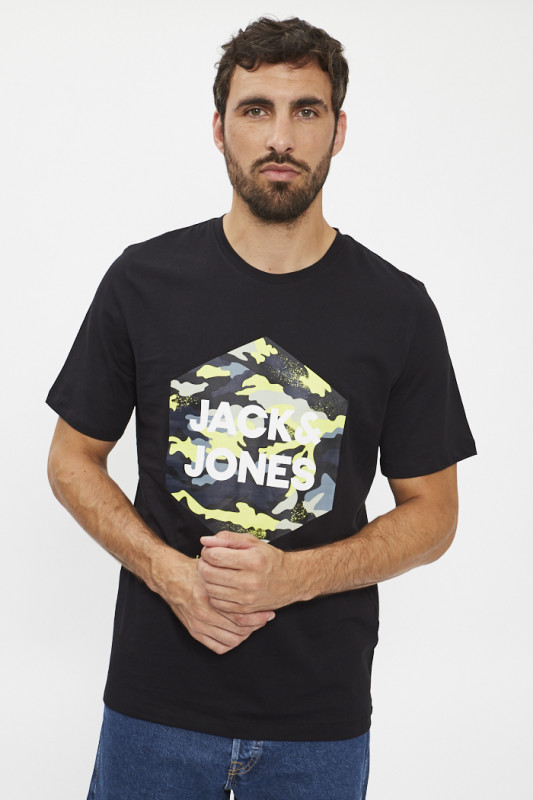 T-shirt Jack & Jones noir pour homme