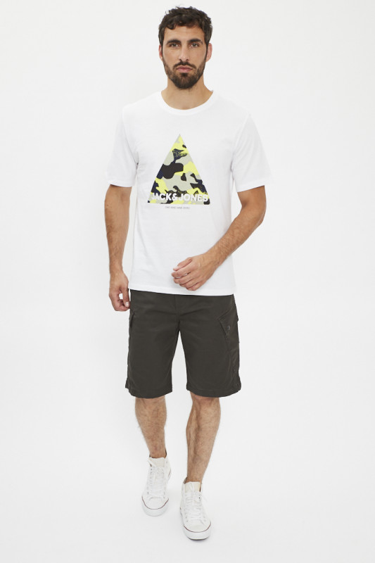 T-shirt blanc pour homme