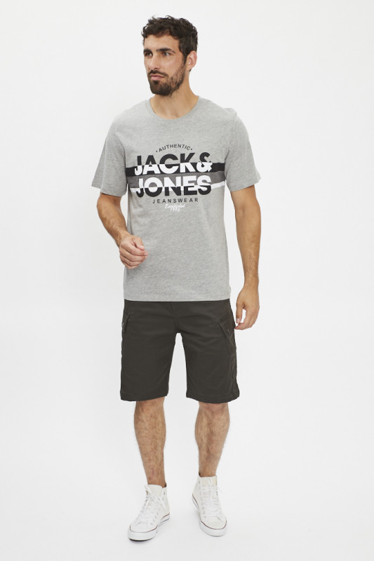 T-shirt gris pour homme