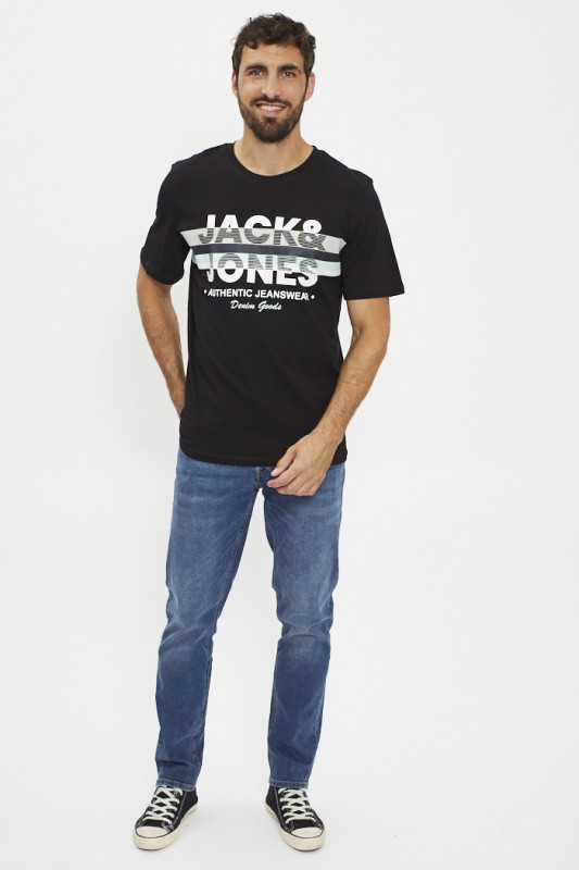 T-shirt noir pour homme