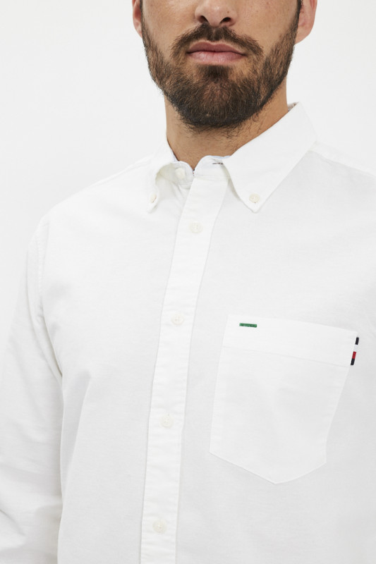 Chemise blanche coupe régulière