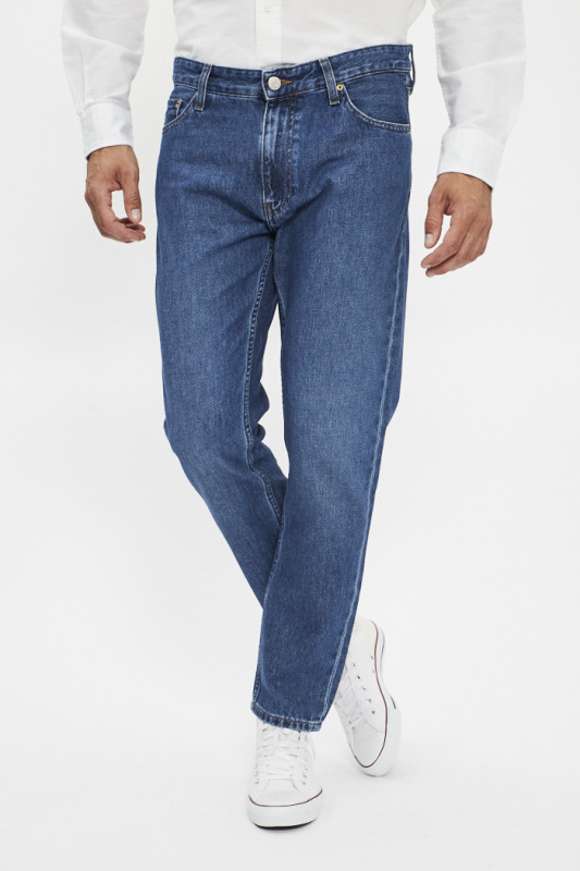 Jeans dad tapered en coton recyclé