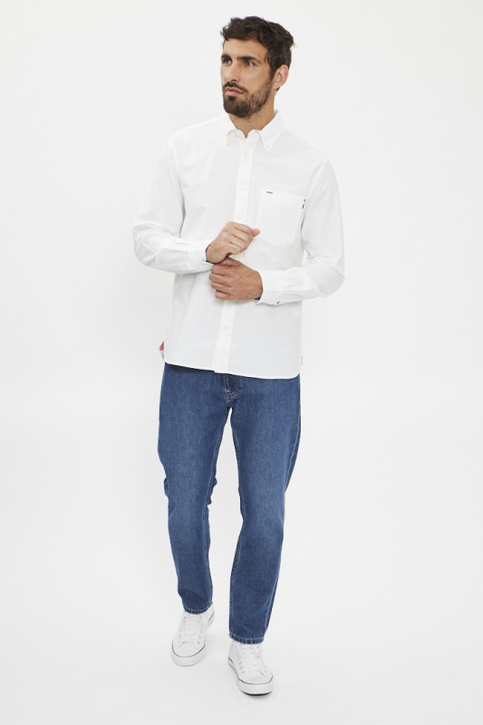Jeans dad tapered en coton recyclé