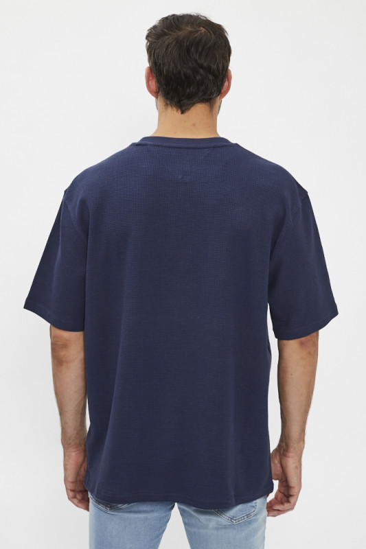 T-shirt bleu marine manches courtes Tommy Hilfiger