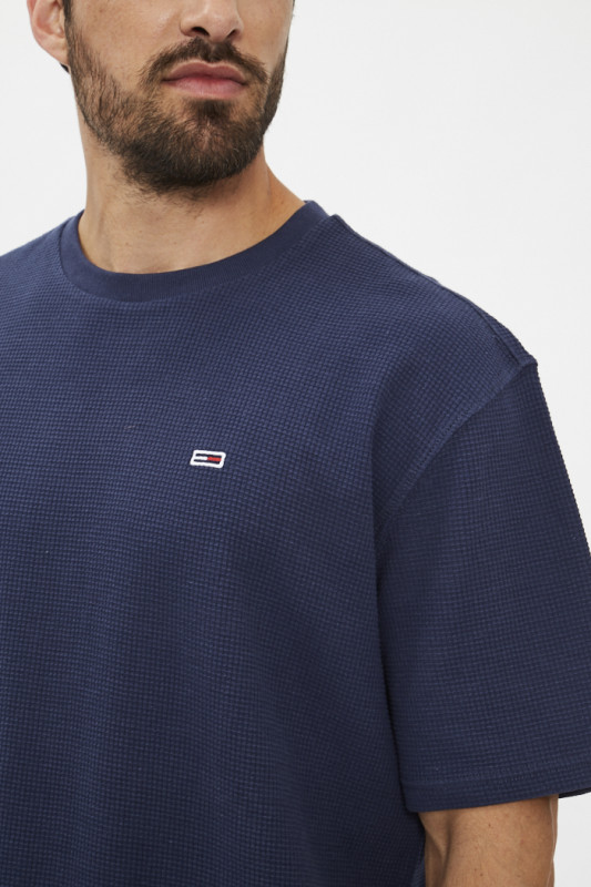 T-shirt bleu marine manches courtes Tommy Hilfiger