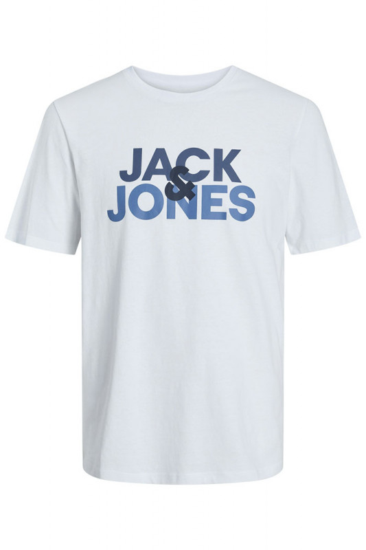 T-shirt blanc coupe standard homme