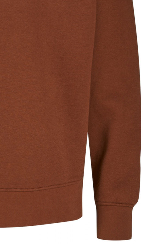 Sweat col montant zippé bordeaux jack & jones