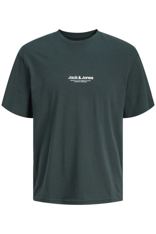 T-shirt vert forêt en jersey de coton