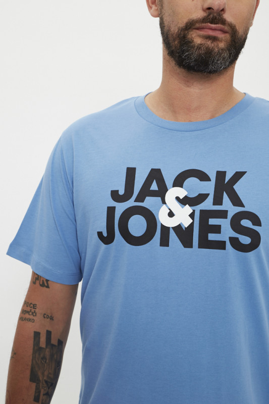 T-shirt vert coupe standard homme jack & jones