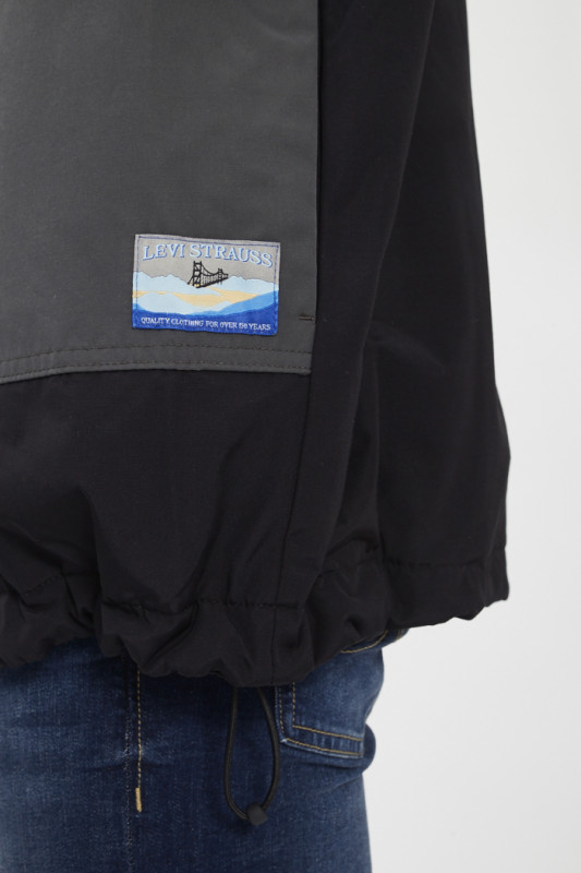 Veste Tamalpais à capuche noire homme