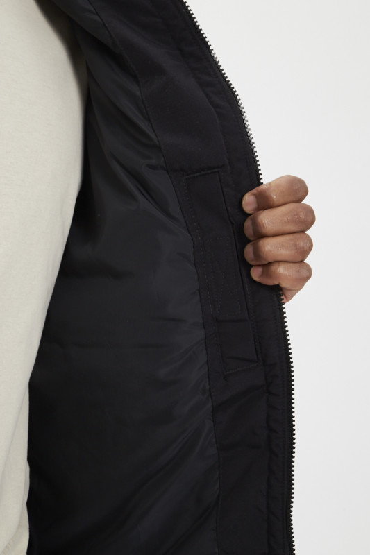 Veste Tamalpais à capuche noire chaude homme levi's