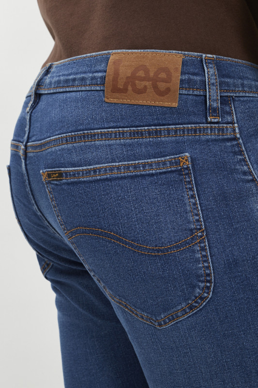 Jeans Rider slim Mid Hunt lee en coton et élasthanne