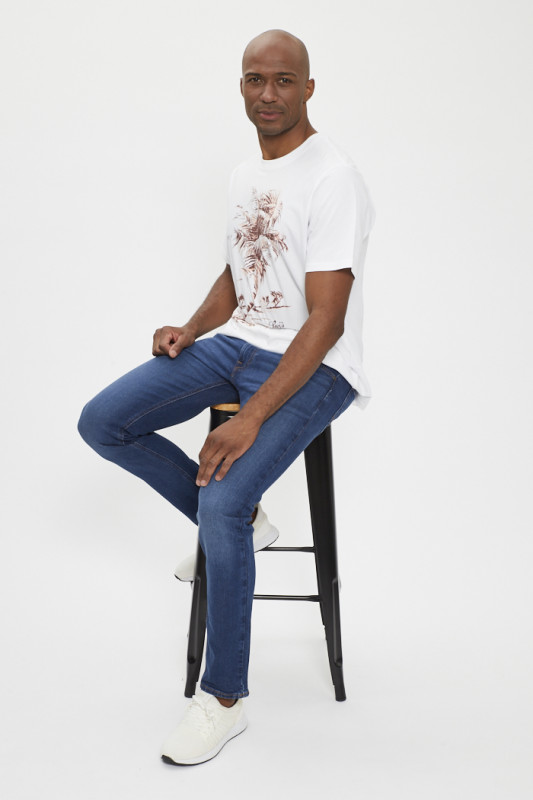 Jeans Luke slim bleu denim