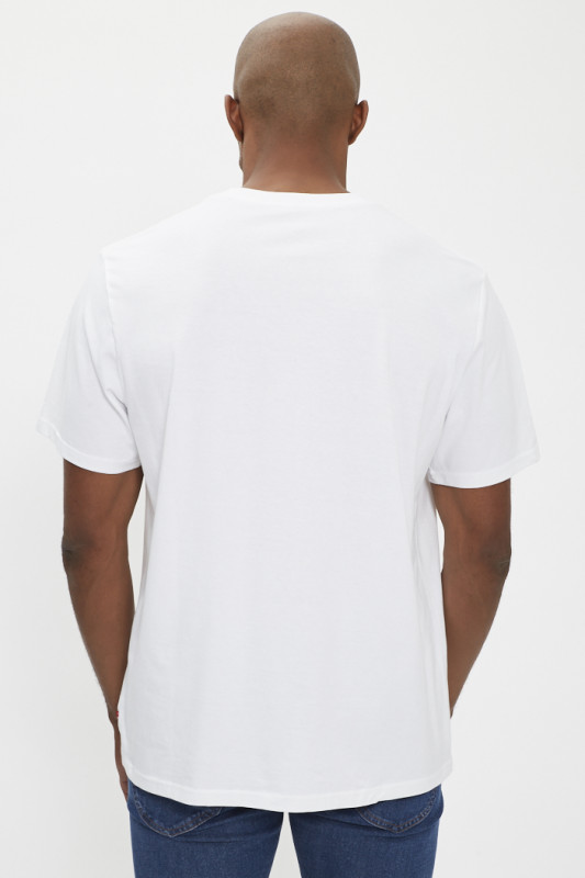 T-shirt droit motif palmier 100% coton levi's