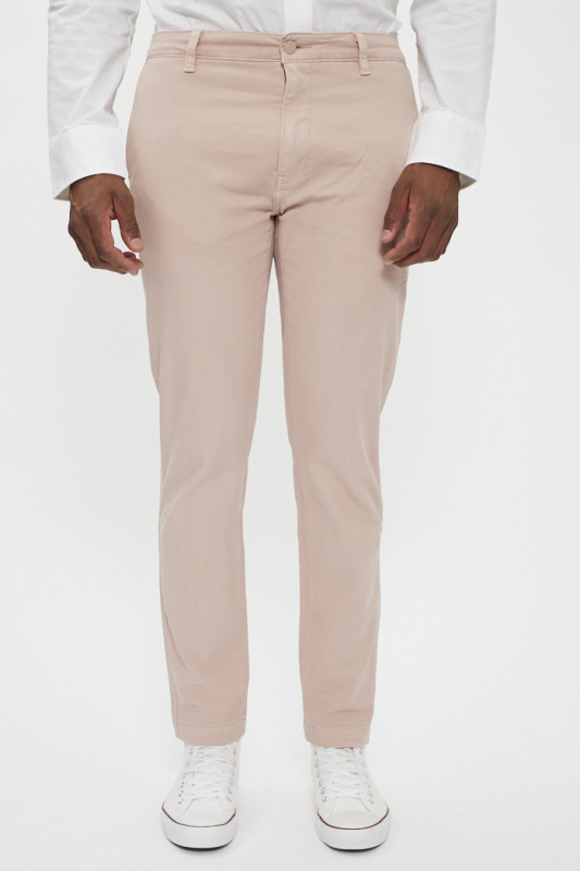 Pantalon chino fuselé rose homme