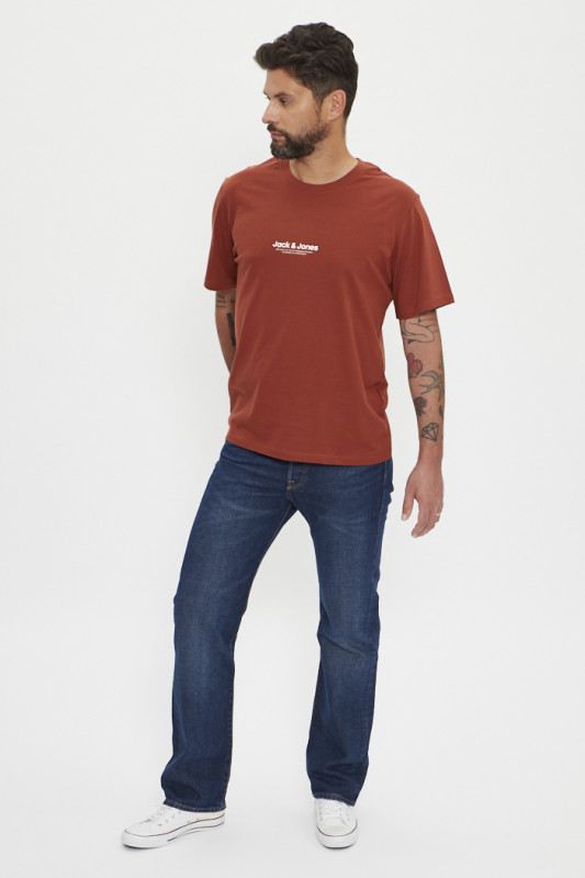 Jeans 501 Levis Original dark indigo homme en coton