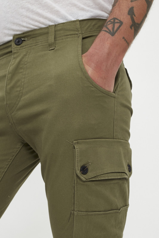 Pantalon kaki cargo Jack & Jones