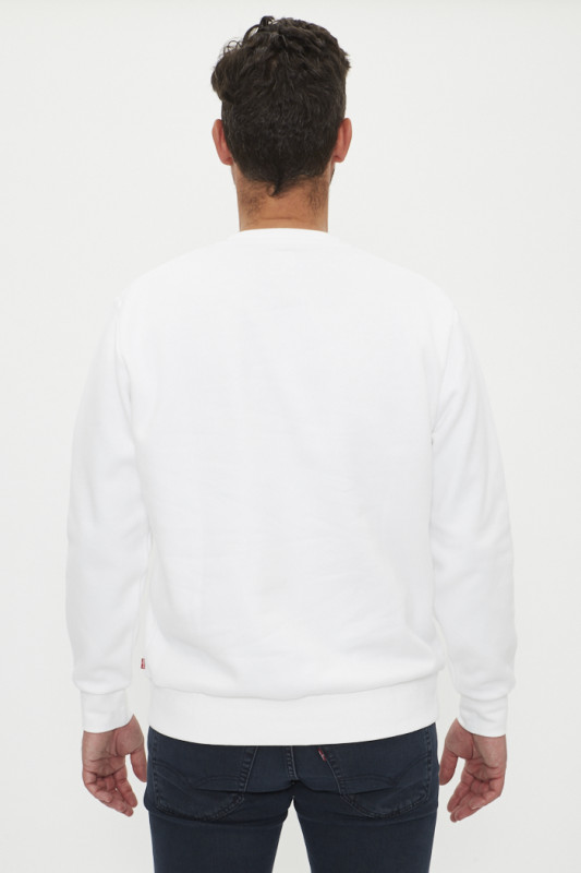 Sweatshirt standard graphic crew western blanc homme Levi's