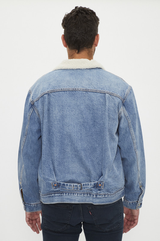 Veste en jeans Trucker Type i Doublée homme levi's