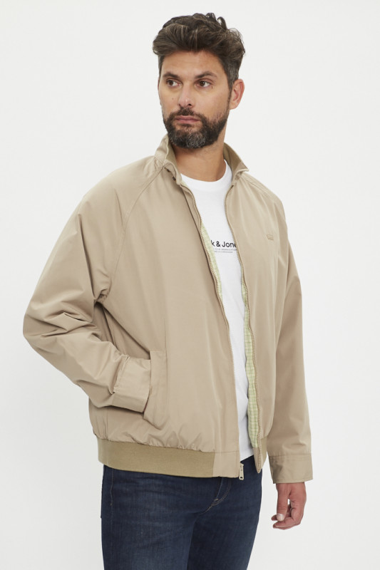 Blouson Baker Harrington beige homme
