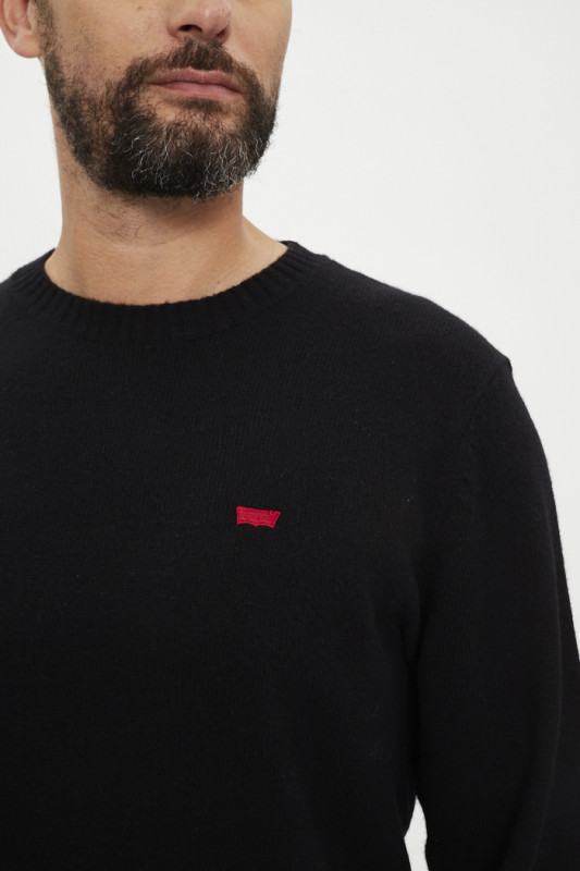 Pull noir original housemark levis en laine mélangée