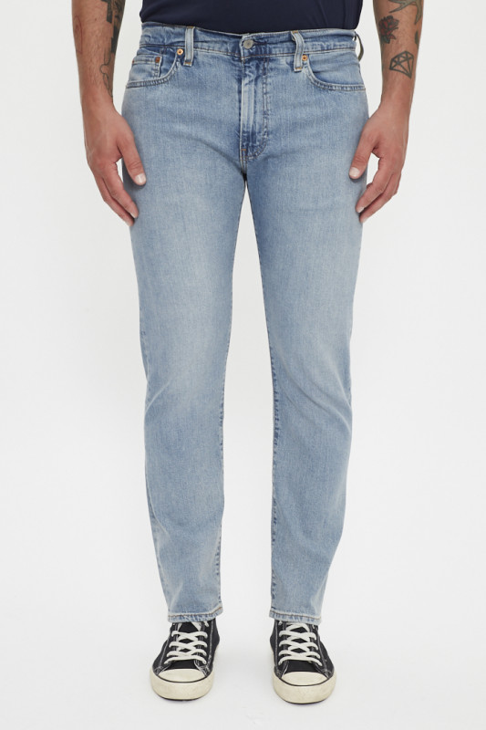 Jeans 502 Taper bleu délavé homme levi's en coton mélangé