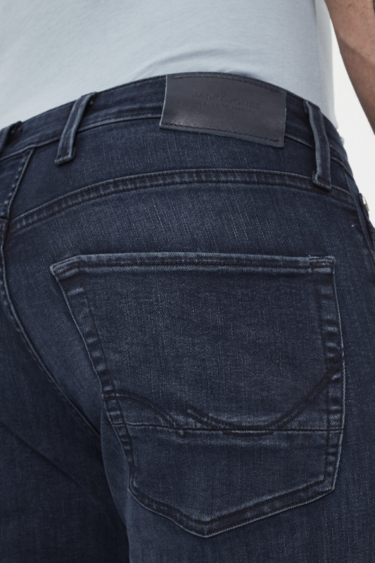 Jeans vintage bleu denim regular homme