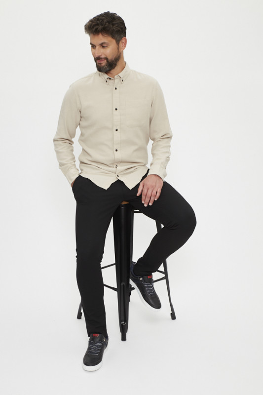 Chemise Jack & Jones beige
