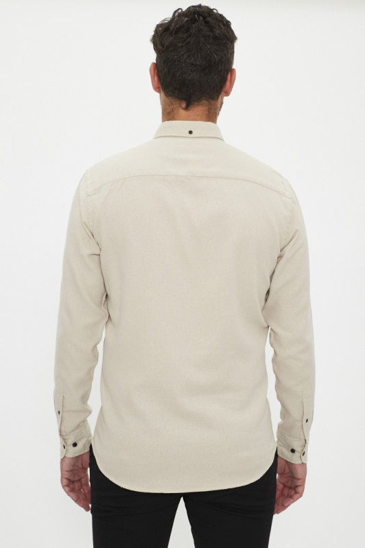 Chemise en coton mélangé pour homme