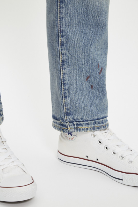 Jeans 551 Z vintage effet taché braguette zippée