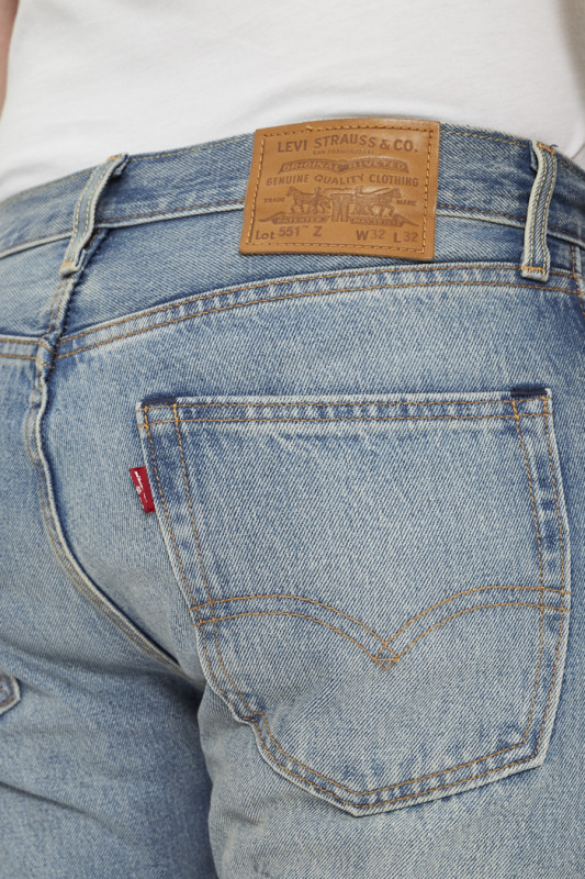 Jeans 551 Z vintage effet taché homme levi's