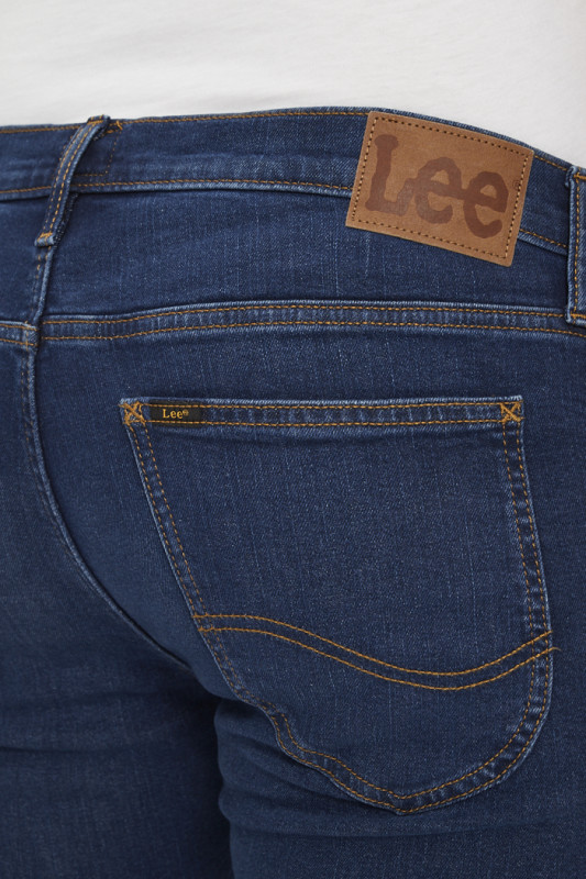Jeans slim Luke Dark Hunt Lee en coton mélangé