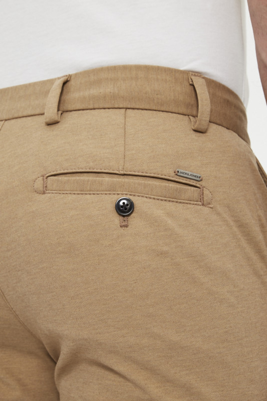 Pantalon chino stretch coupe slim