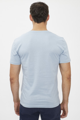 T-shirt Graw slim bleu clair