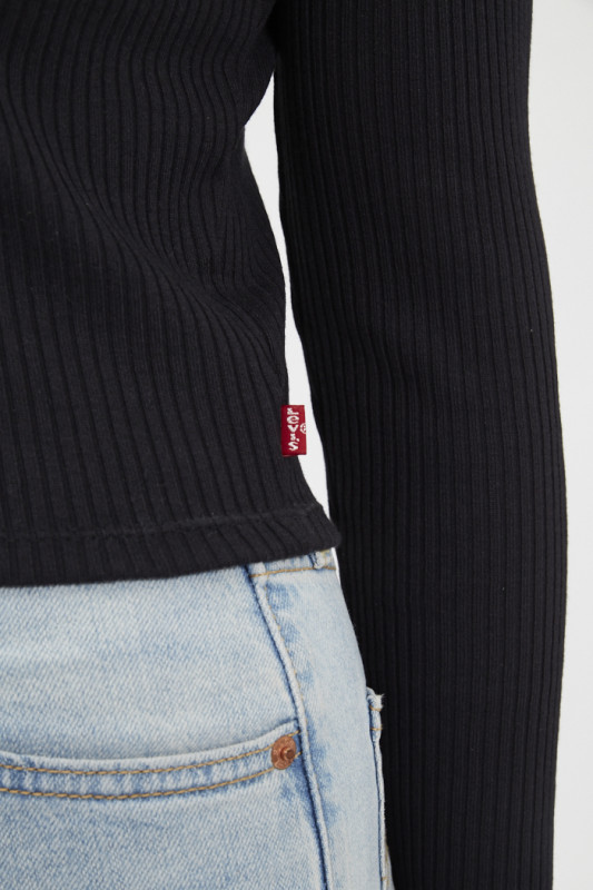 Gilet Monica noir caviar levi's manches longues