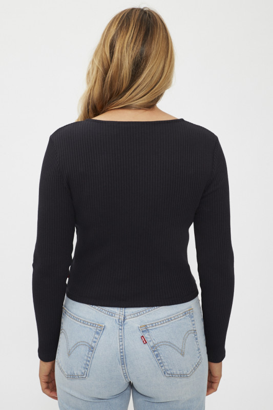 Gilet Monica noir caviar femme levi's