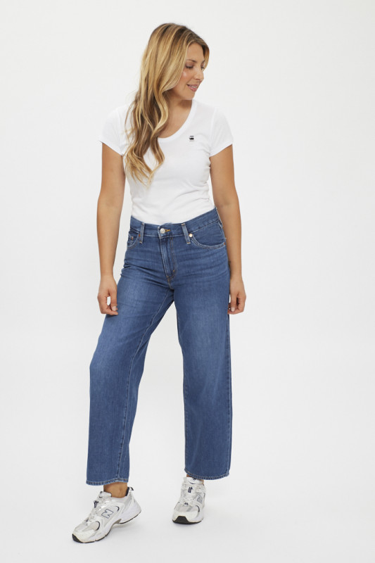 Jeans Baggy Dad dark indigo femme levi's