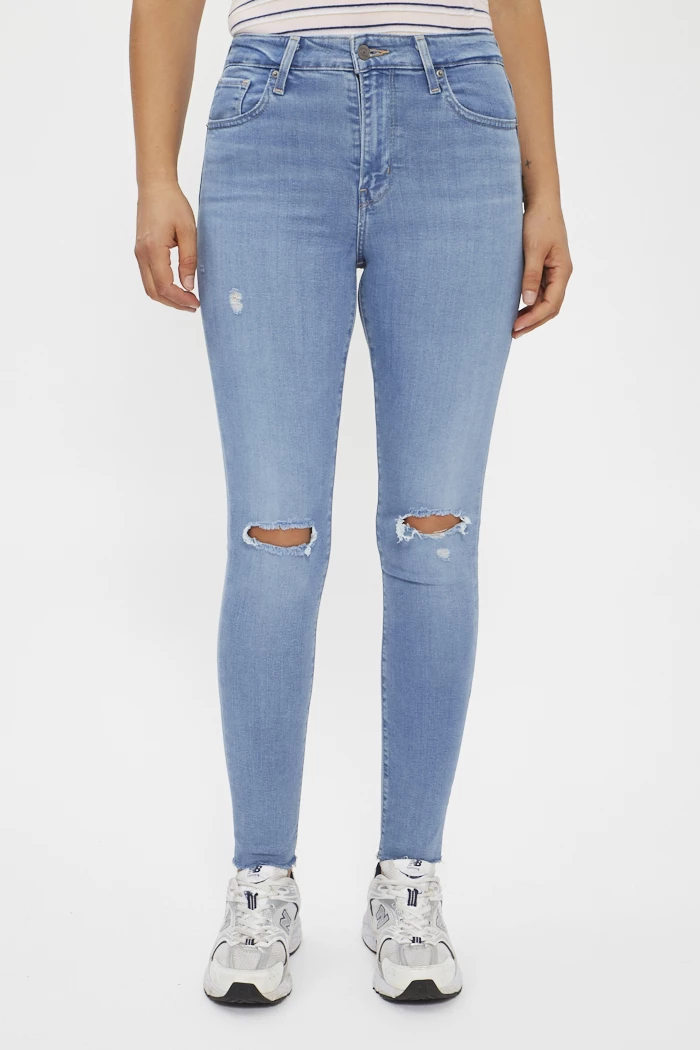 Jean skinny 721 de Levi's pour femme coloris bleu Destock Jeans
