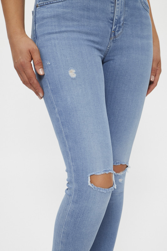 Jeans 721 skinny taille haute levi's coton mélangé