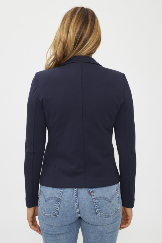 Veste blazer courte bleu marine femme Only