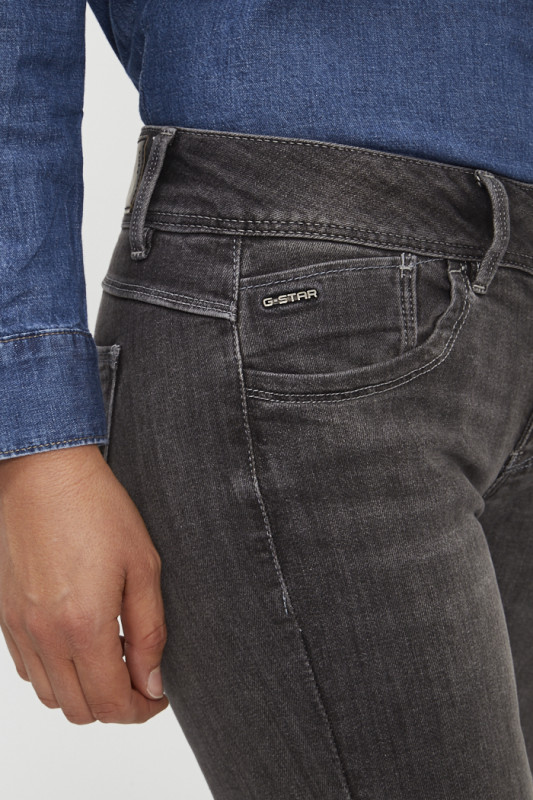 Jeans Lynn gris pour femme