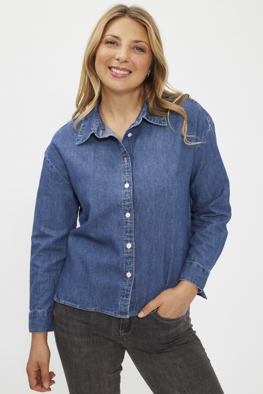 Chemise légère Odessa en coton et chanvre femme