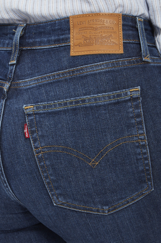 Jeans 721 skinny taille haute blue wave femme levi's